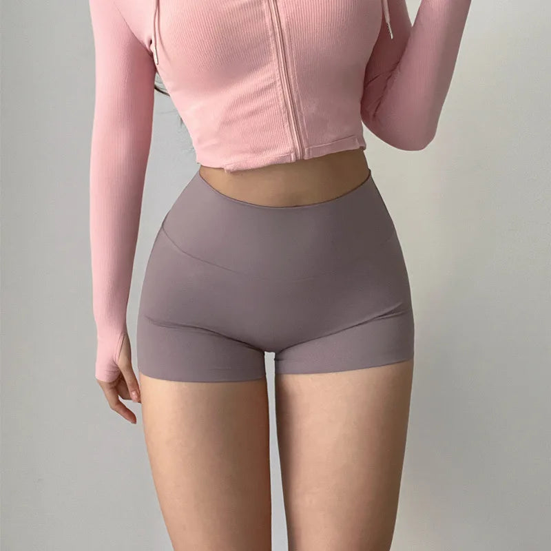 Hip Lifting Fitness Yoga Shorts Three-quarter Pants