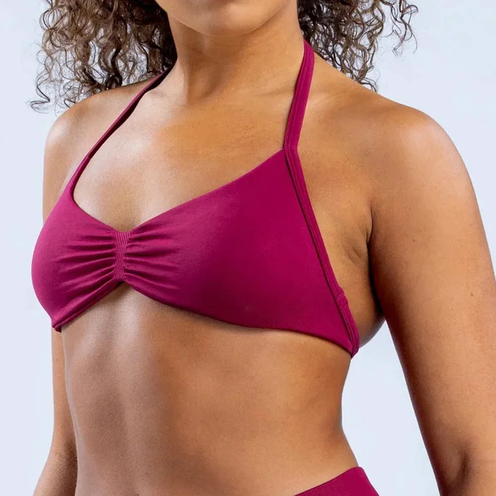 Front Motion Scrunch Seamless Gym Top