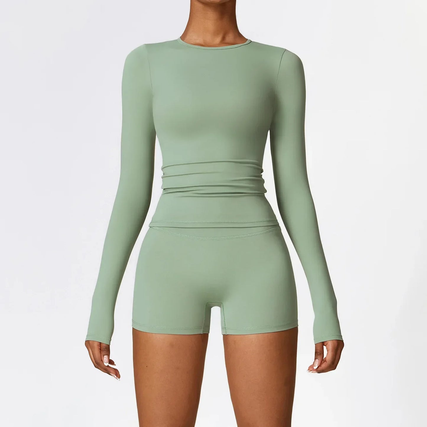 High Waist Seamless Gym Set