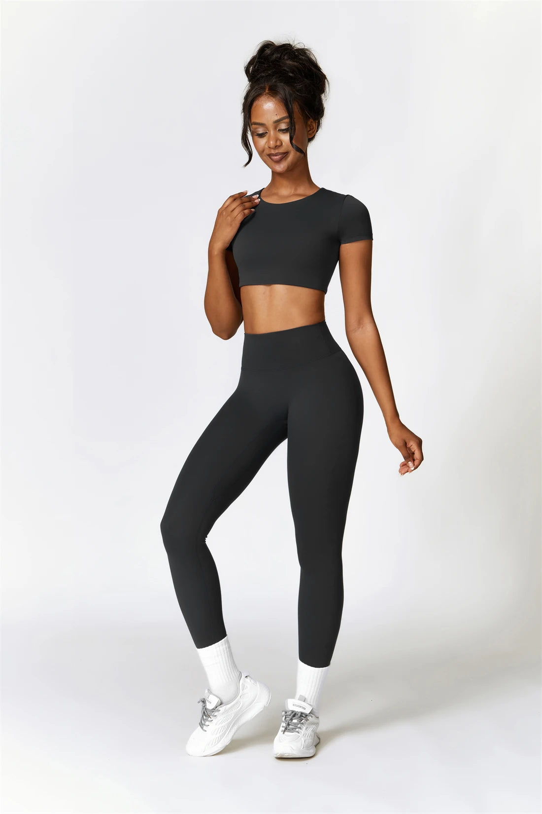 High Waist Seamless Gym Set