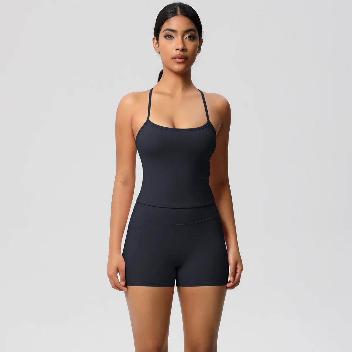 Quick Drying Brushed Sling Yoga Shorts