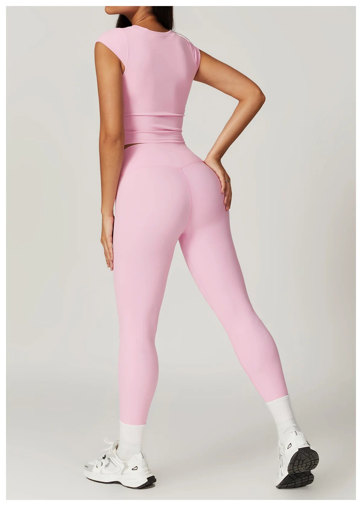 Short Sleeve Female Yoga Short Skirt Tracksuit