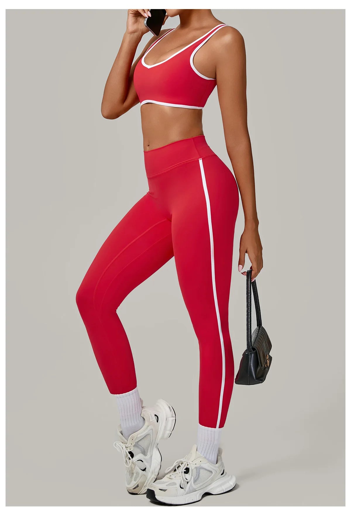 High-Waisted Butt-Lifting Women's Seamless Yoga Set