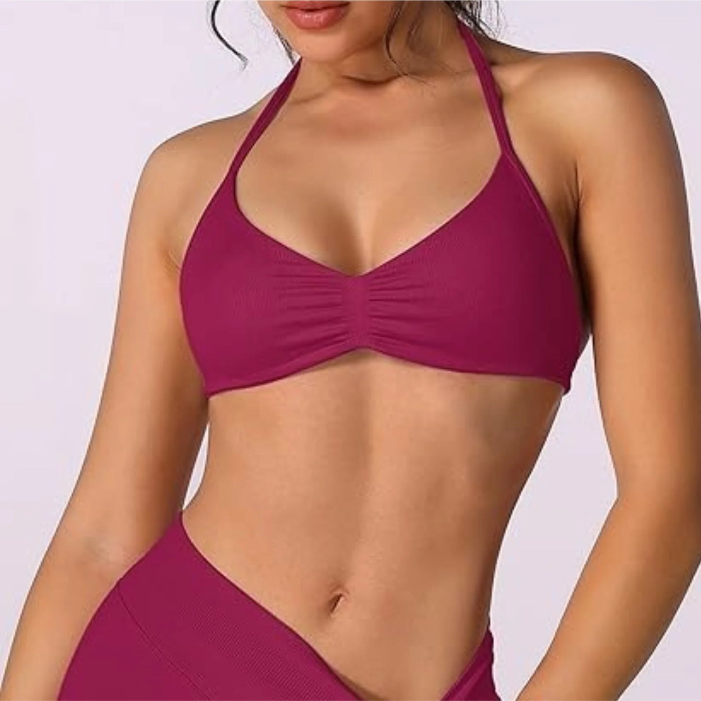 Seamless Bras Scrunch Workout Yoga Tank