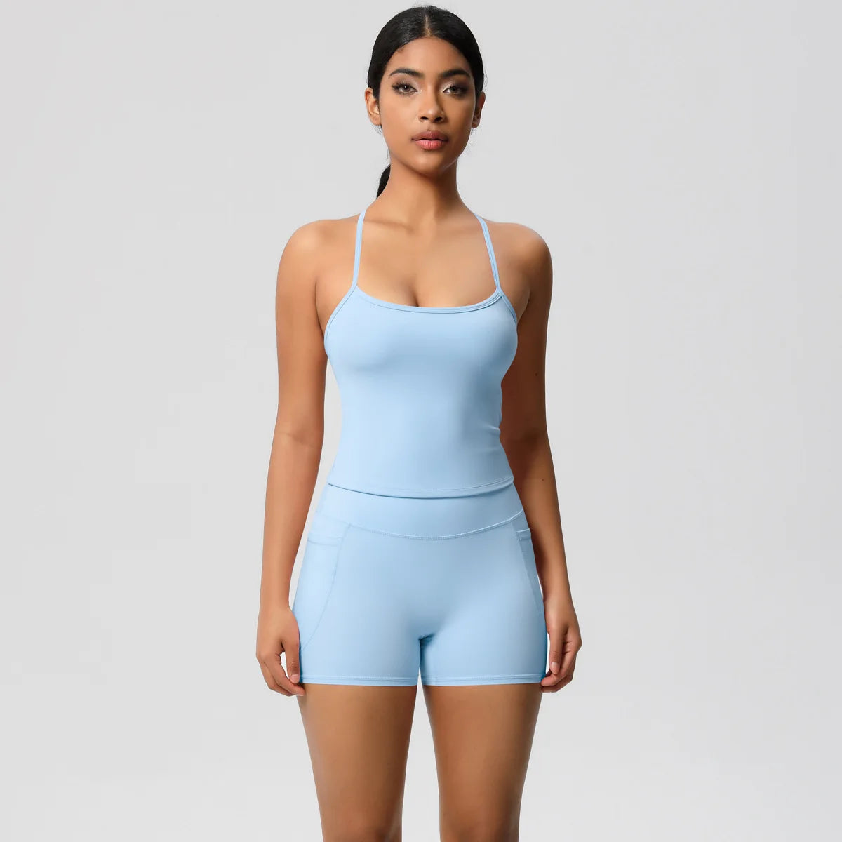 Quick Drying Brushed Sling Yoga Shorts