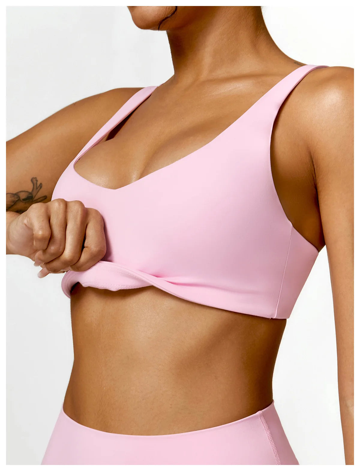 Long Sleeve Crop Top & High-Waist Leggings