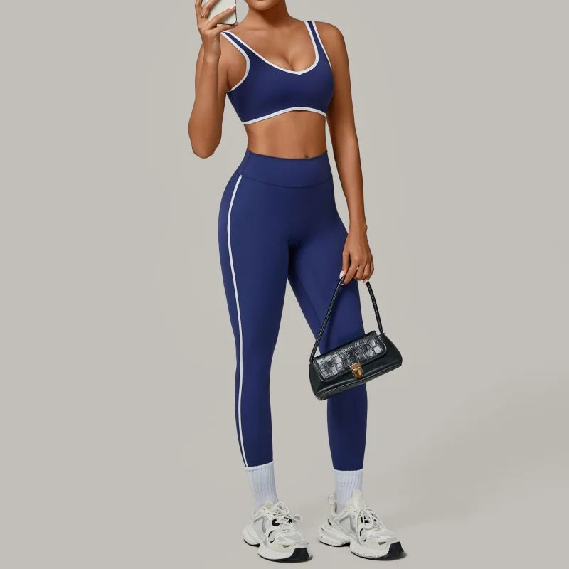 High-Waisted Butt-Lifting Women's Seamless Yoga Set