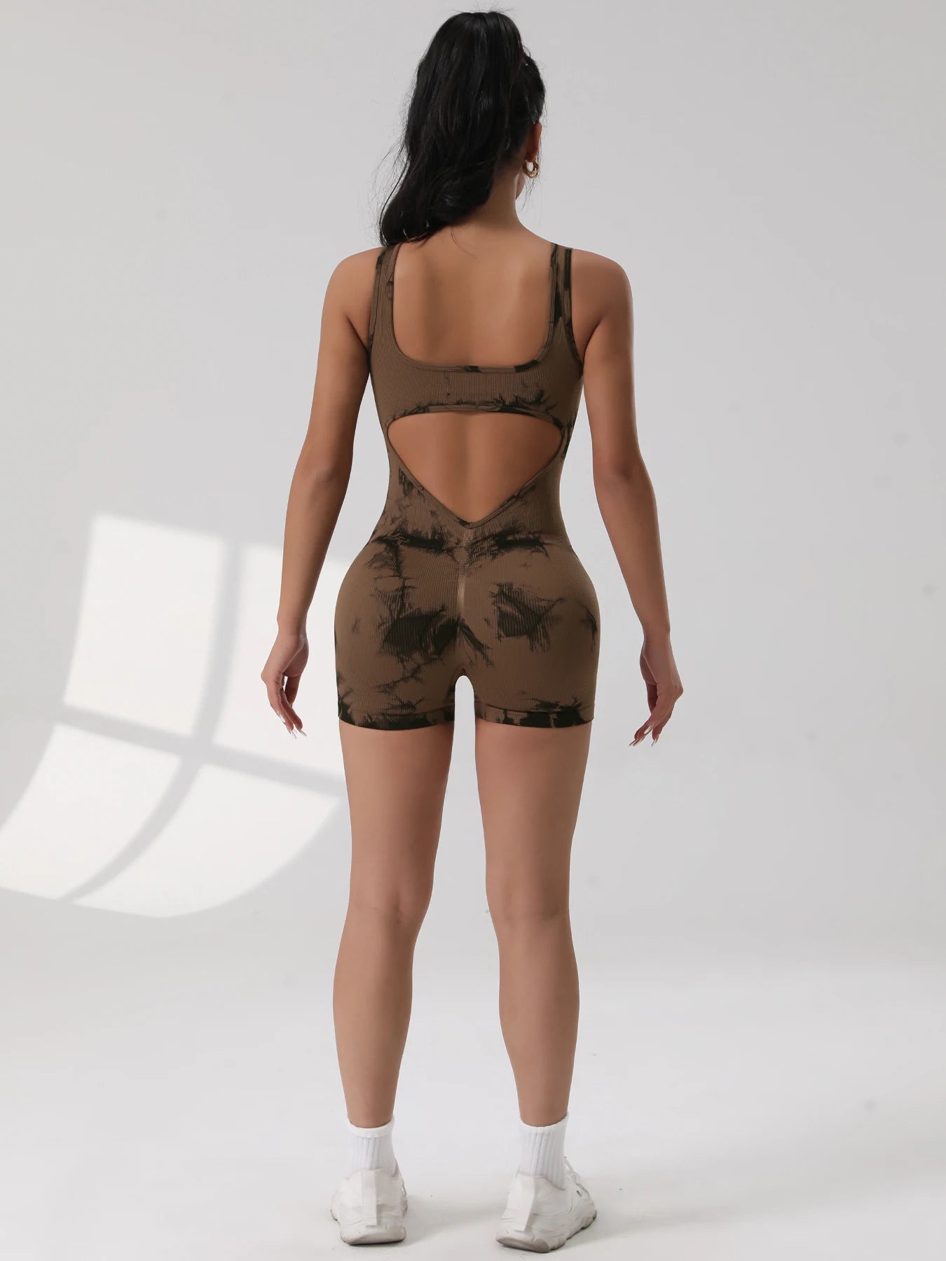 Backless Sleeveless Gym Jumpsuit