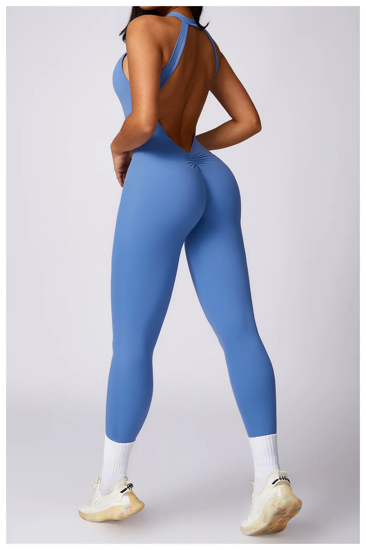 Backless Quick-Dry Yoga Jumpsuit