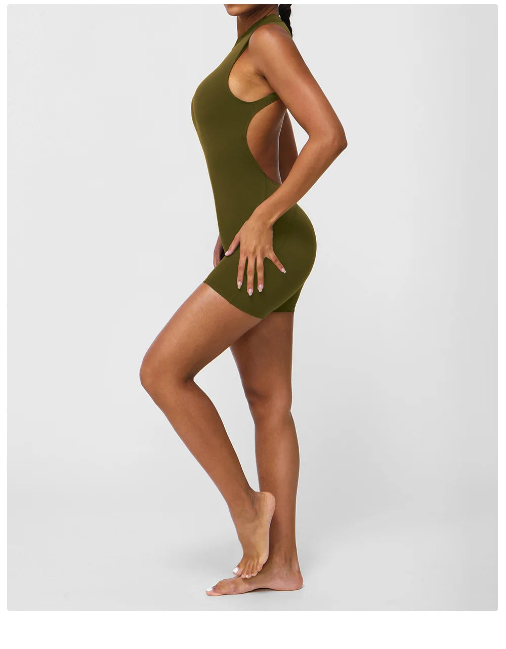 Sexy Back V Jumpsuits Women's Tracksuit Yoga Set