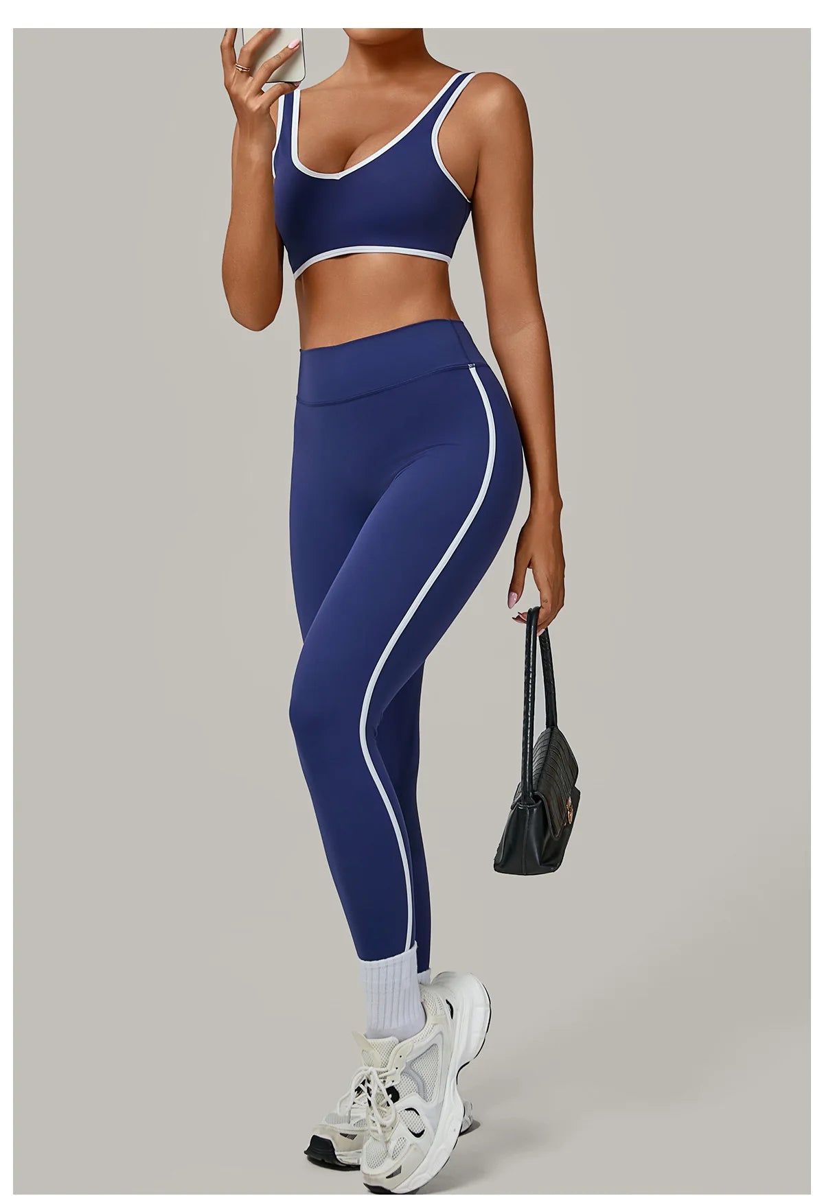 High-Waisted Butt-Lifting Women's Seamless Yoga Set