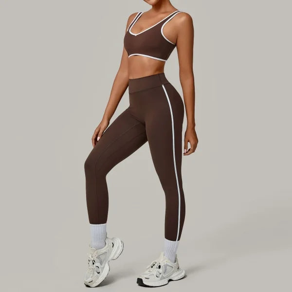 High-Waisted Butt-Lifting Women's Seamless Yoga Set