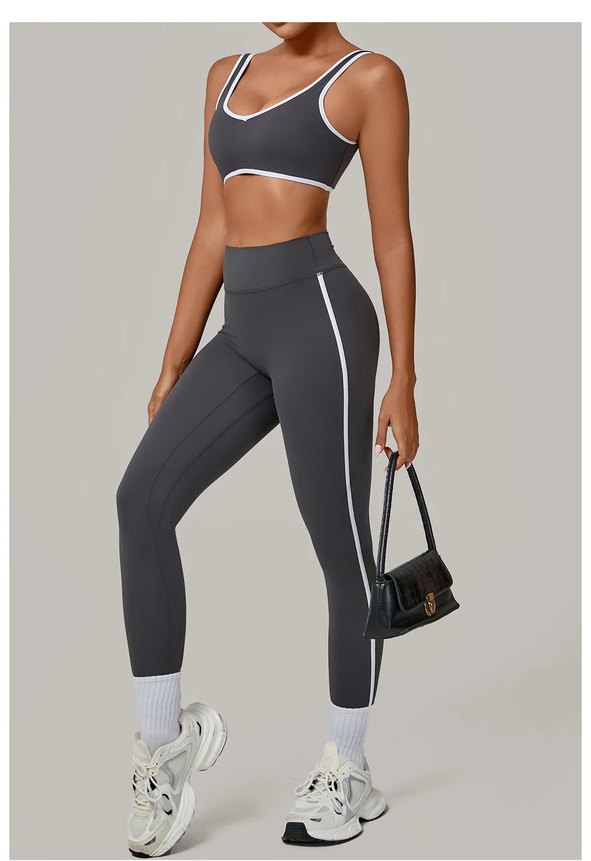 High-Waisted Butt-Lifting Women's Seamless Yoga Set