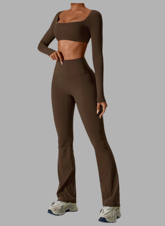 2-Piece Women Tracksuit Yoga Set