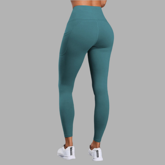 High-Waisted Yoga Pants with Pockets