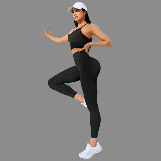 Seamless Breathable Bra Top Leggings Set