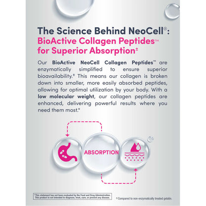 Grassfed Collagen Peptides + C & Biotin, 270 Caplets