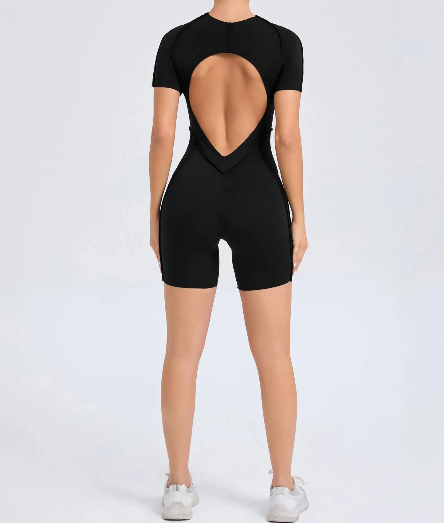 Athletic Wear Padding One-Piece Women Gym Jumpsuit