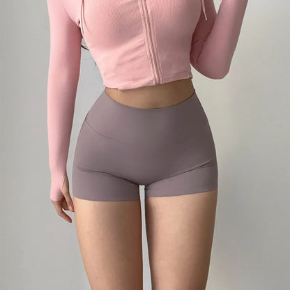 Hip Lifting Fitness Yoga Shorts Three-quarter Pants