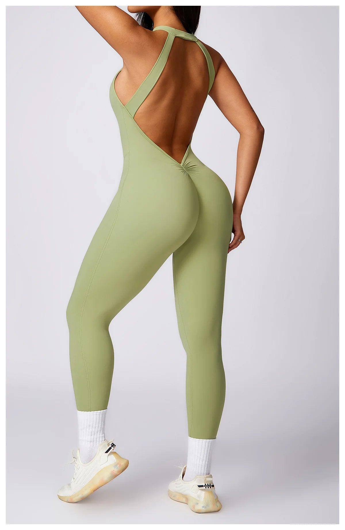 Backless Quick-Dry Yoga Jumpsuit