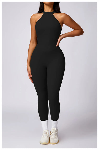 Backless Quick-Dry Yoga Jumpsuit