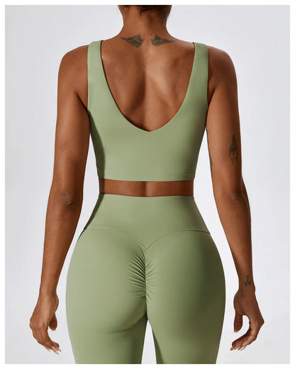 2-Piece Women Tracksuit Yoga Set