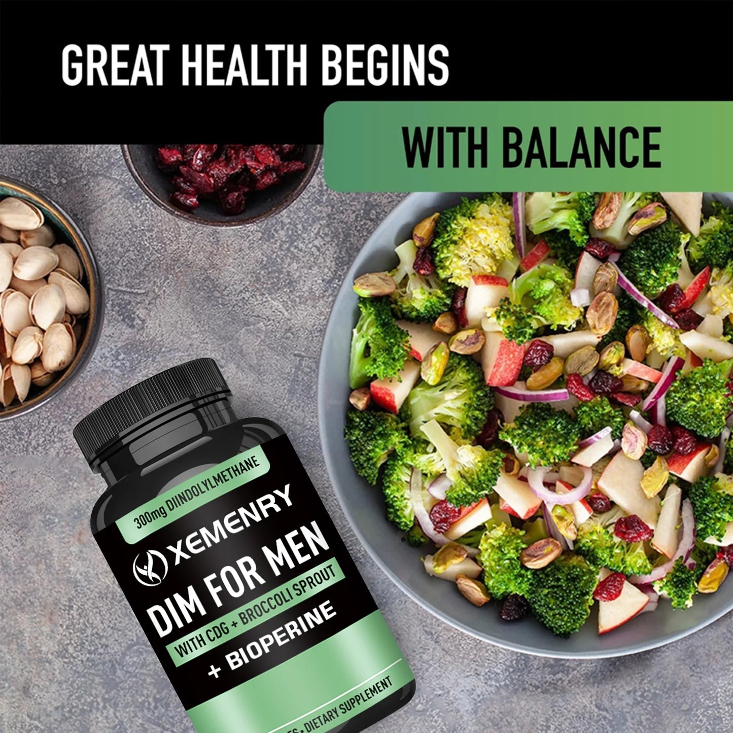 DIM 300mg Capsules for Hormone Balance and Fitness