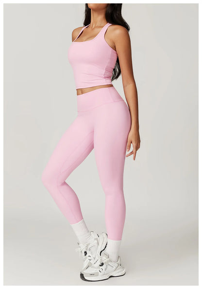 Short Sleeve Female Yoga Short Skirt Tracksuit
