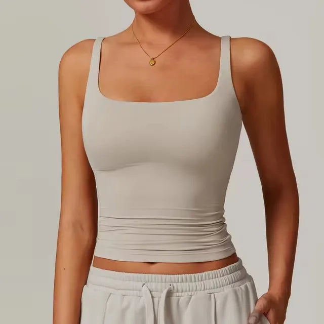Shockproof Women Gym Workout Tank Top