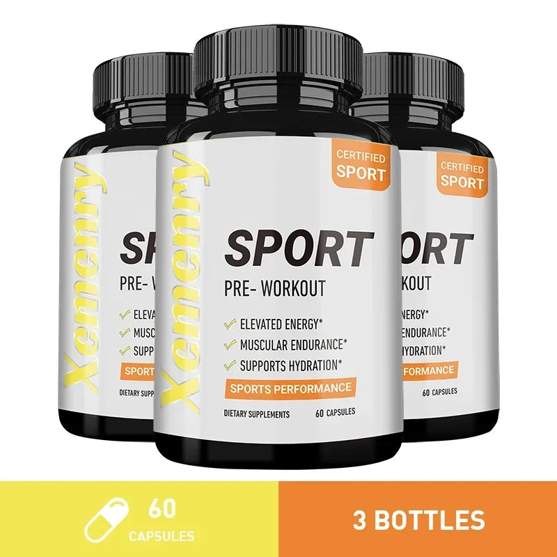 Sport Pre Workout Supplement 120 Capsules