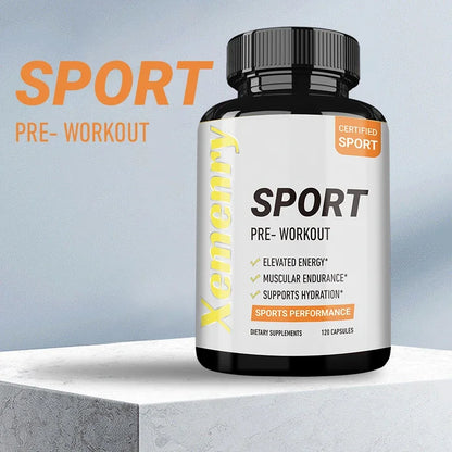 Sport Pre Workout Supplement 120 Capsules