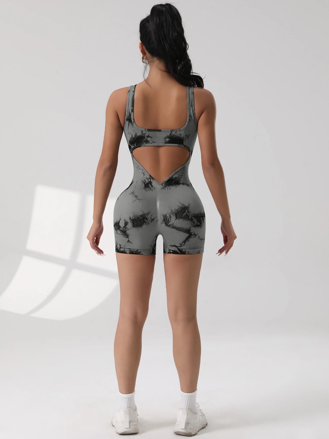 Backless Sleeveless Gym Jumpsuit