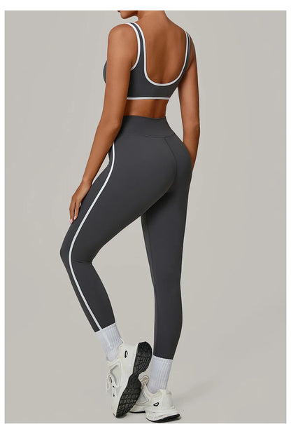 High-Waisted Butt-Lifting Women's Seamless Yoga Set