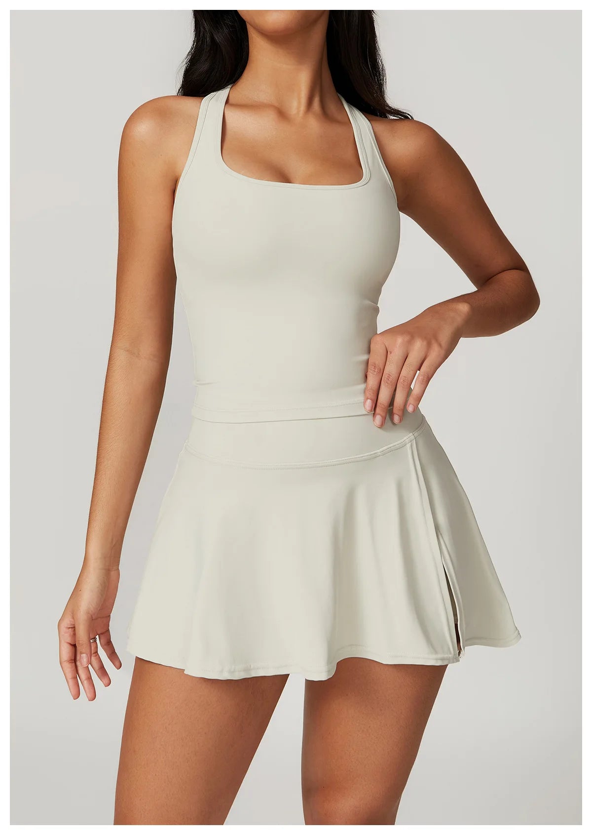 Short Sleeve Female Yoga Short Skirt Tracksuit