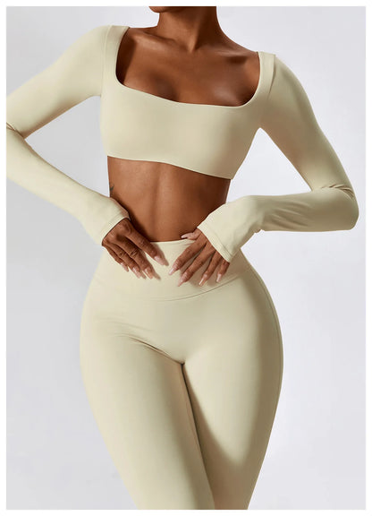 2-Piece Women Tracksuit Yoga Set