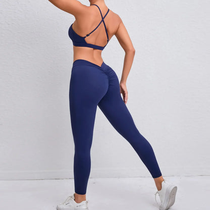 Beauty Back Bra Hip-lifting Nude Feel Pants Set