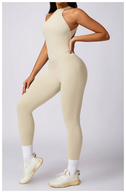 Backless Quick-Dry Yoga Jumpsuit