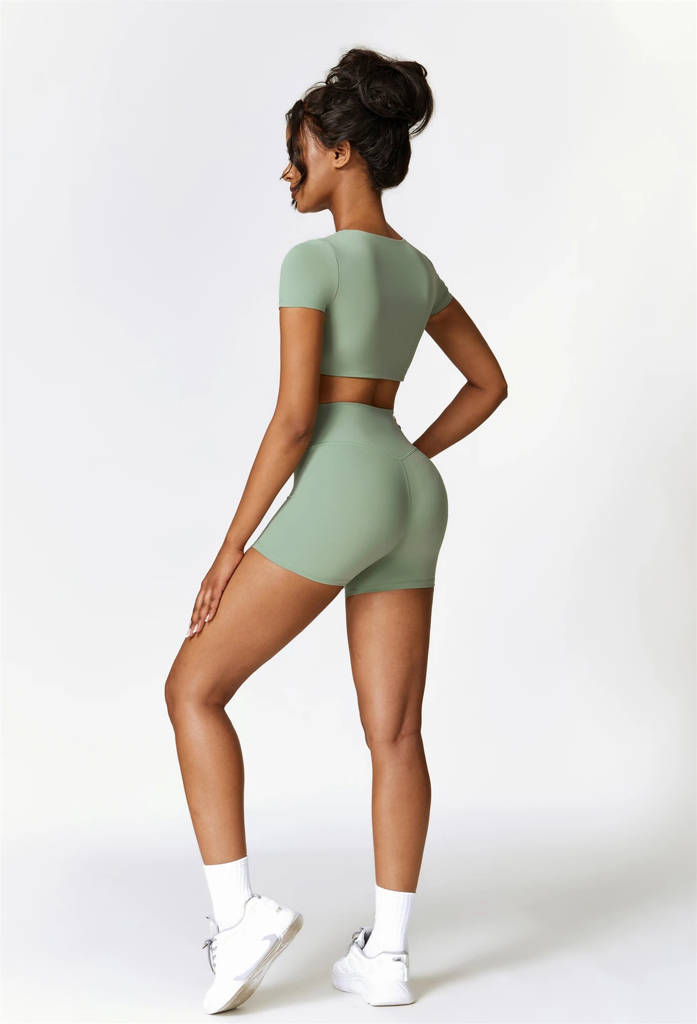 High Waist Seamless Gym Set