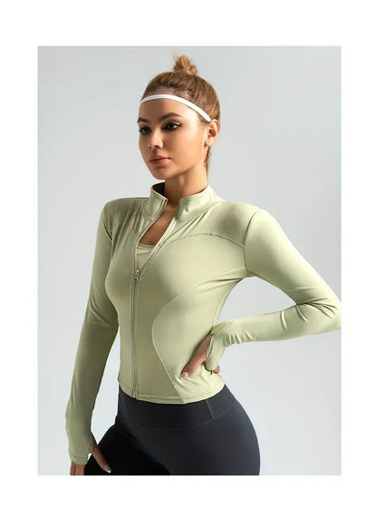 Seamless High Waisted Moisture Wicking Workout Top