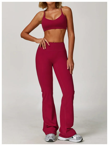 Wide Leg High Stretch Yoga Leggings