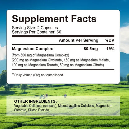 Magnesium Complex 120 Capsules