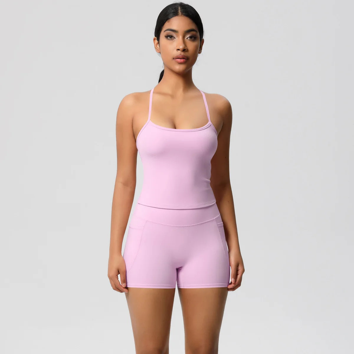 Quick Drying Brushed Sling Yoga Shorts