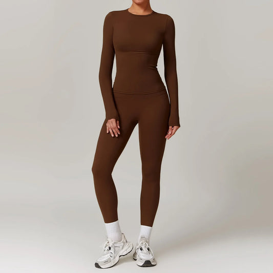 High Waist Seamless Gym Set