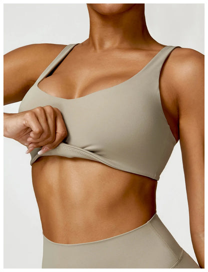 Long Sleeve Crop Top & High-Waist Leggings