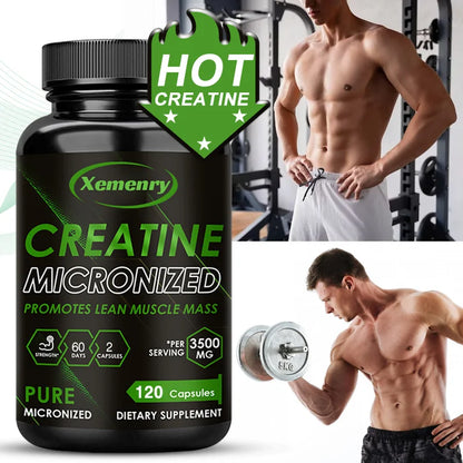 Creatine Monohydrate Capsules  120 Capsules