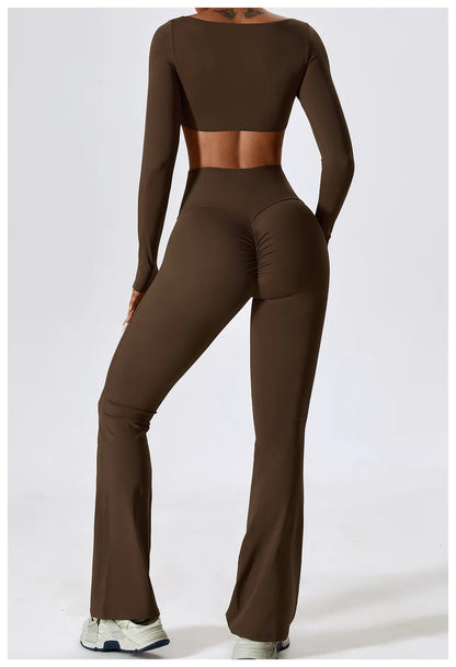 2-Piece Women Tracksuit Yoga Set