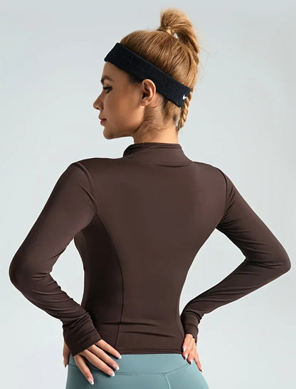 Seamless High Waisted Moisture Wicking Workout Top