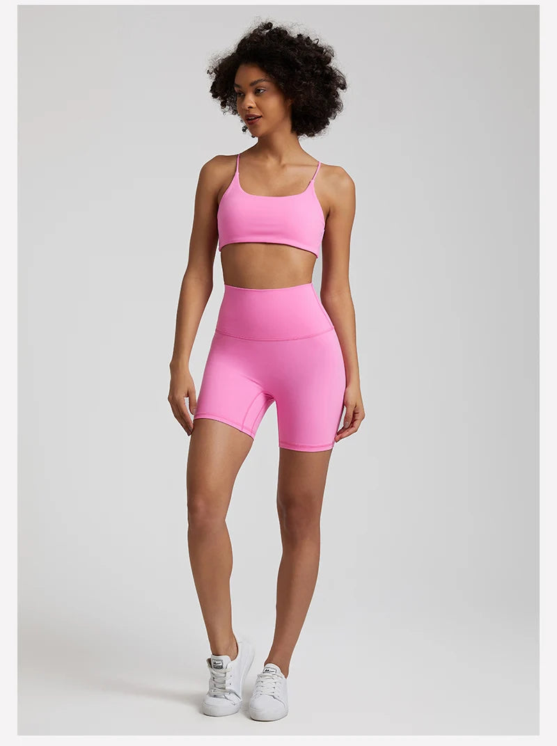 High Stretch Backless Sport Bra Suits Yoga Set