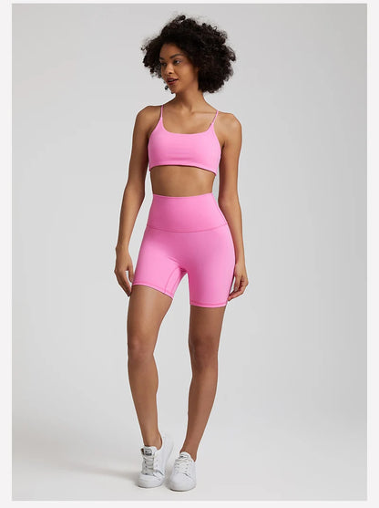 High Stretch Backless Sport Bra Suits Yoga Set