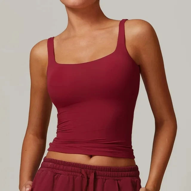 Shockproof Women Gym Workout Tank Top